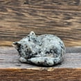 thumbnail image 2 of Natural Quartz Crystal Sleeping Cat Decoration Crystal Cat Sleeping Statue 2 Inch Opal Cat Crystal Statue Statue For Home Meditation, 2 of 9