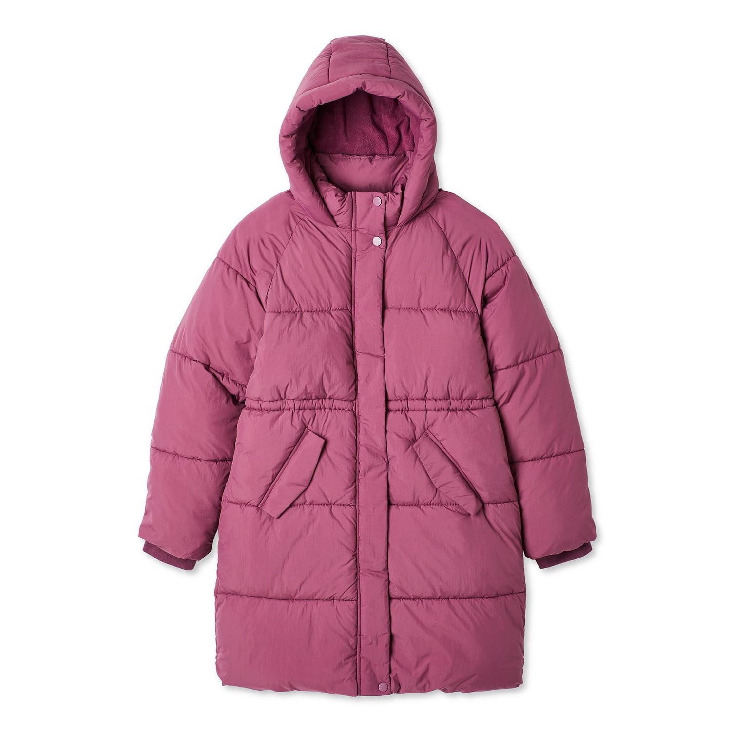 Doudoune à capuchon à taille cintrée George pour filles