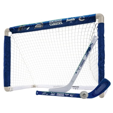 Franklin Sports NHL Capitals Mini Hockey Set - Kids Indoor Knee Hockey Goal, Ball, 2 Mini Hockey Stick Combo Set
