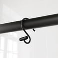 thumbnail image 4 of Mainstays Decorative S-Shaped Shower Curtain Hooks with T-Bar Ends, Matte Black, 4 of 7