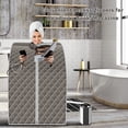 thumbnail image 4 of Costway Portable Steam Sauna w/ 9-gear Adjustable Temperature & Herbal Box Gray, 4 of 9
