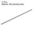 thumbnail image 2 of Unique Bargains M3 x 100mm Fully Threaded Rod 304 Stainless Steel Right Hand Threads 15 Pack, 2 of 4