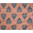 thumbnail image 4 of oneOone Polyester Lycra Fabric Leaves & Floral Block Print Sewing Fabric BTY 56 Inch Wide, 4 of 4
