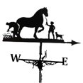 thumbnail image 1 of DOLITY Vintage Look Weather Vane Garden Kit Outdoor Metal Weathervane Cupolas Horse, 1 of 8