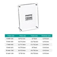 thumbnail image 5 of Acrylic Photo Frame Acrylic Picture Frame Clear Acrylic Self Standing Clear Acrylic Display Transparent Photo Frame Acrylic Picture Frame To Display Certificates And Photos With, 5 of 5