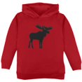 thumbnail image 1 of Moose Faux Stitched Toddler Hoodie, 1 of 1