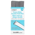 thumbnail image 2 of UNIQUE Extra-Wide Double-Fold Bias Tape, 15 mm (0.59 in), Silver, 2.75 m (3.01 yd), 2 of 2
