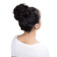 thumbnail image 3 of Messy Extensions de Pain de Cheveux Scrunchies Morceaux de Cheveux Donut Updo Queue de Cheval pour les Femmes, 3 of 6