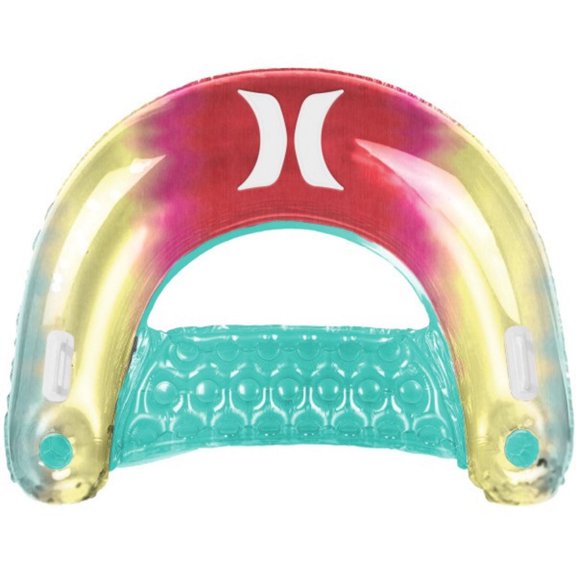 Chaise de piscine flottante gonflable Hurley, design Red Blast