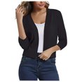 thumbnail image 1 of Cardigans pour Femmes Chandails Blouse Décontractée pour Femmes Cardigan Doux et Ample Chandail Tricoté Hauts Courts Hauts d'Automne pour Femmes en Liquidation, 1 of 5