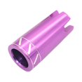 thumbnail image 2 of pitrice Fishing Rod Gimbal Metal Pole Cap for Holder Rod Rod Repair Black DIY Building Rod Violet Length 5.5cm, 2 of 6