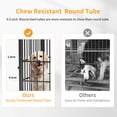 thumbnail image 4 of Wisfor Cage/chenil pour Chien Robuste Noir de 36 Pouces, Meuble Télé, Table d'Appoint en Bois, Meuble, 4 of 5