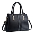 thumbnail image 1 of Amzcrzy Capacity Handbag Storage and Organization Tote Bag for Women Ladies Large Capacity Handbag Soft Leather Elegant Patchwork Bag Multi Layer Home Storage Organization and Storage, 1 of 1
