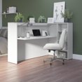 thumbnail image 4 of Poste de travail privé 72L avec tablettes Studio C de Bush Business Furniture, blanc, 4 of 5