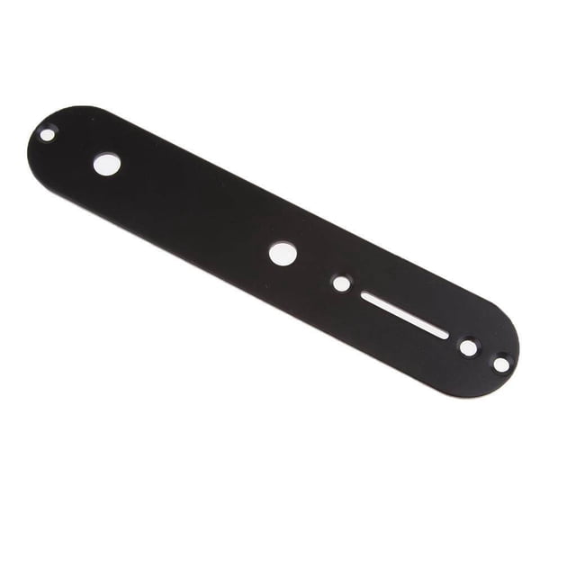 Xingzhi Metal Electric Guitar Control Plate for Telecaster Tele Guitar Replacement Black