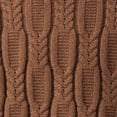 thumbnail image 3 of Styesk Mens Sweater Comfy Soft Oversized Sweater Solid Color Pullover Sweater Casual Loose Sweaters Cable Knit Crewneck Sweater with Ribbing Edge, 3 of 5