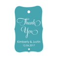 thumbnail image 1 of 100 PCS Thank You Custom Made Hang Tags Personalized Wedding Favor Gift Paper Tags, 1 of 1
