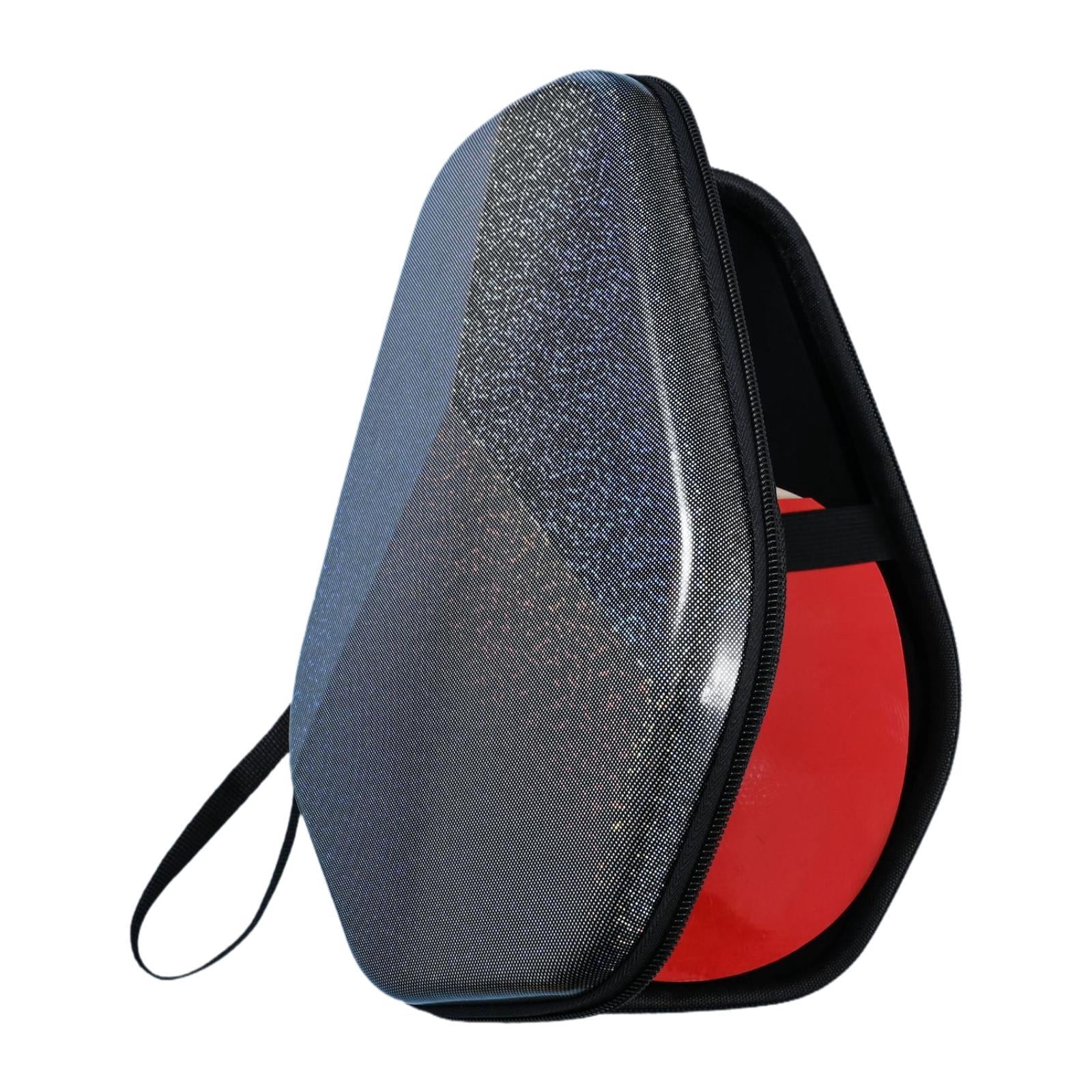 S SERENABLE Pong Paddle Case Double Carrier Holder Bag Table Tennis Two Paddle Case Black