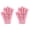 Rose, variante sur 1 Paire de Gants d'Hiver Unisexes en Molleton Corail Épais Doux Élastiques à Doigts Complets Couleur Unie Grande Friction Antidérapants Thermiques pour Ski et Patinage en Plein Air