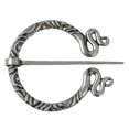 thumbnail image 1 of Broche en Spirale Penannulaire Rétro Foulard Châle Épingle Antique 3, 1 of 6