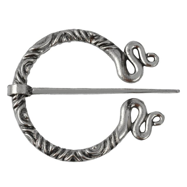 Broche en Spirale Penannulaire Rétro Foulard Châle Épingle Antique 3