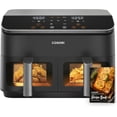 thumbnail image 1 of COSORI 9Qt Dual Basket Air Fryer, 10-in-1 Functions, 130 Recipes, Sync Cook & Finish, Dishwasher Safe for Easy Baking, Roasting, Reheating & Broiling, Perfect for Families., 1 of 4