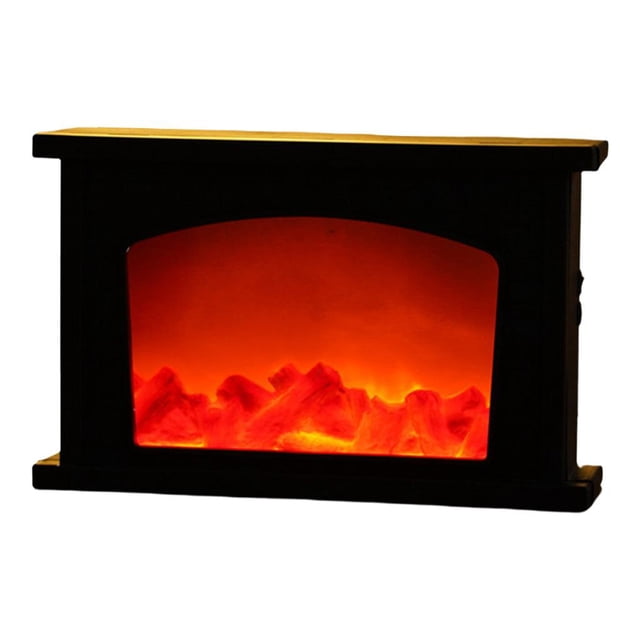 LED Fireplace Lantern Flamless Effect Cabinet House
