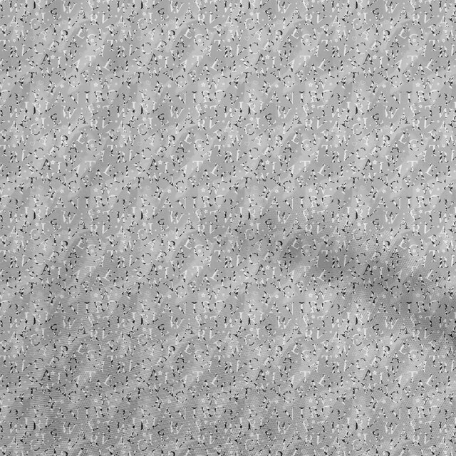 oneOone Silk Tabby Gray Fabric Text Sewing Craft Projects Fabric Prints By Yard 42 Inch Wide