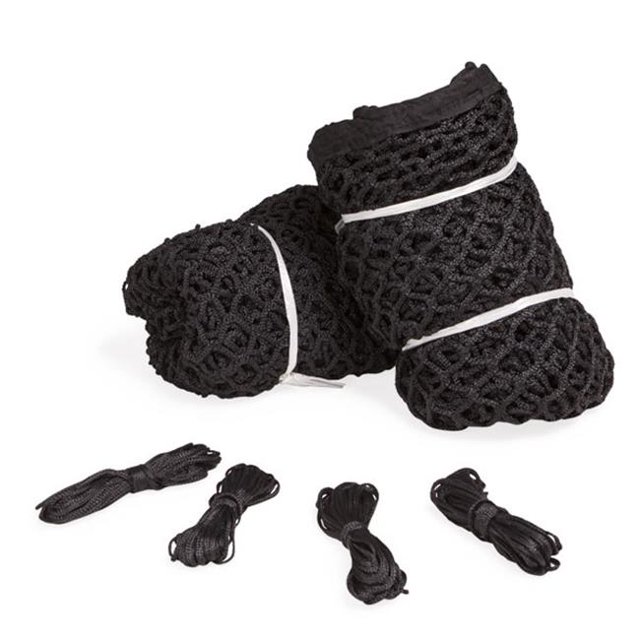 Filet de Crosse de 7,0 mm Traité contre les Intempéries, Noir