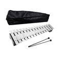 thumbnail image 2 of Professional 15-Note Metal Xylophone with Carrying Case And Mallets Musical Instrument Toy Percussion Xylophone for Kids Gifts, 2 of 8