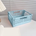 thumbnail image 4 of Aodebiao Foldable Plastic Small Baskets for Organizing and Storage, Collapsible Storage Crate for Home Bedroom Office Classroom Drawer Organizers, 4 of 6