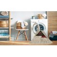 thumbnail image 2 of Ahgly Company Tapis d'Intérieur Lavable en Machine Carré Beige Blé Transitionnel, 5 Pieds Carré, 2 of 7