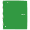 thumbnail image 1 of Five Star® 1 Subject 200pg Traditional Notebook 11" Green, 1 of 7