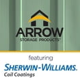 thumbnail image 4 of Arrow Classic Steel Storage Shed, 10x4, Sage Green, 4 of 8