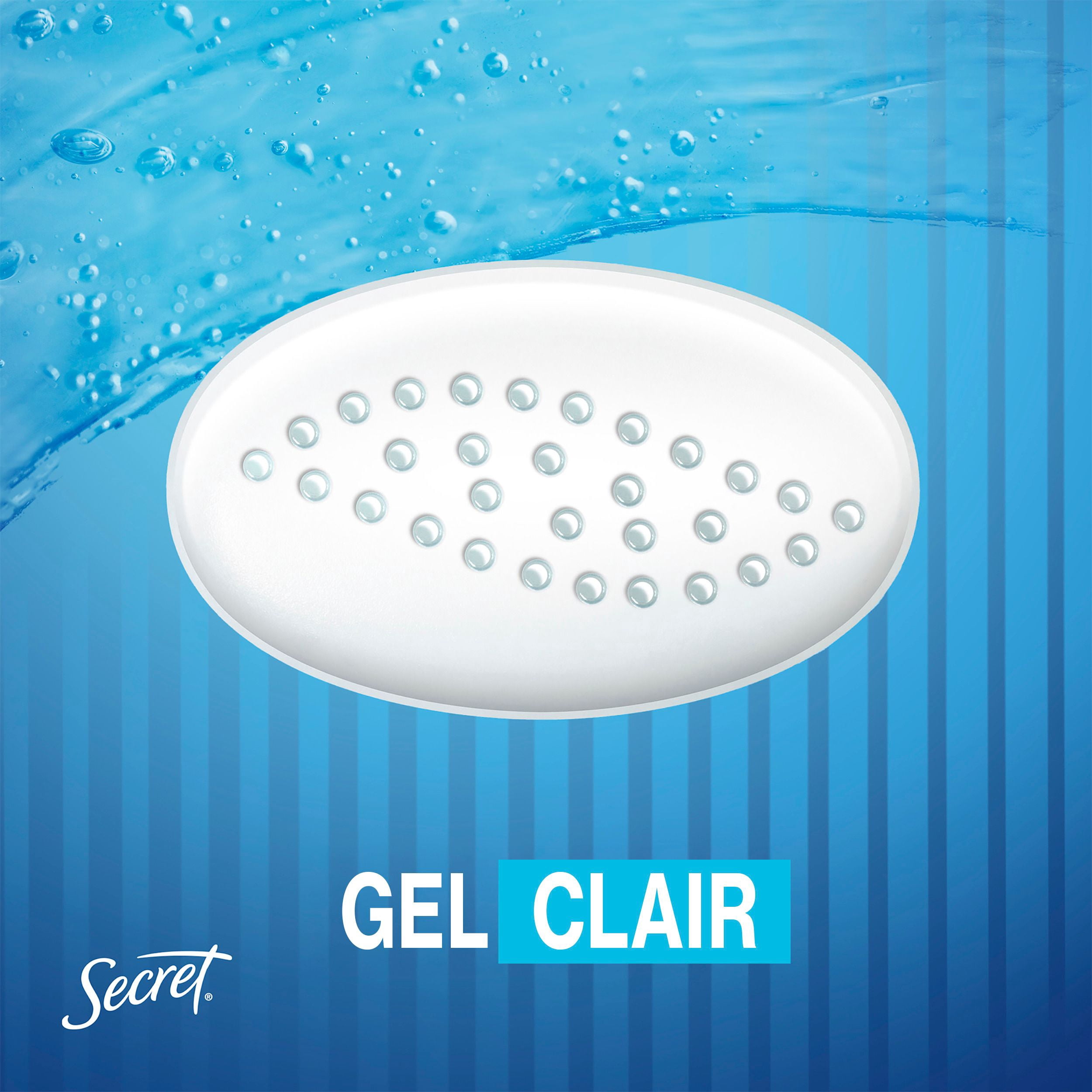 Antisudorifique et désodorisant gel clarté pour femmes Secret Outlast Transpiration et odeurs