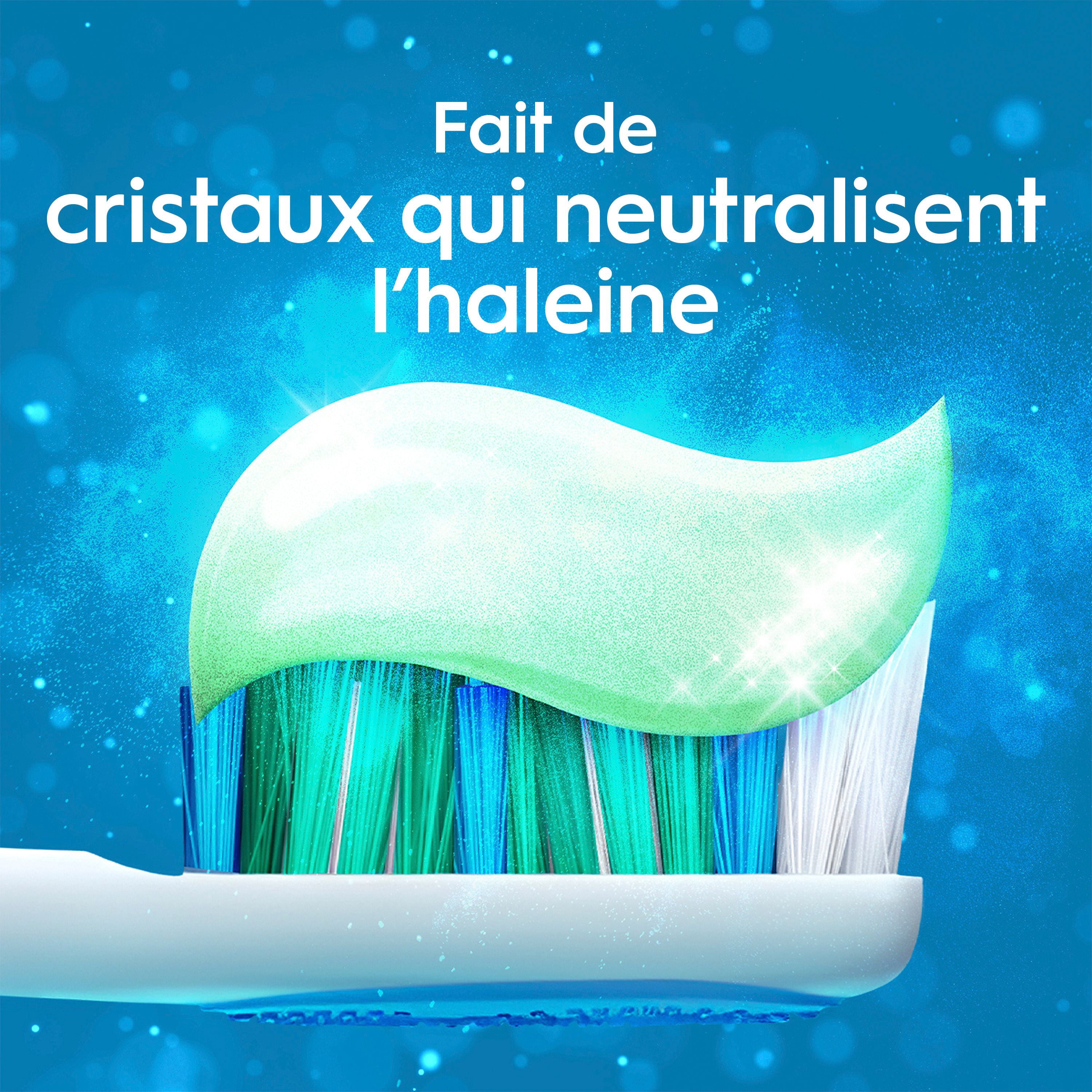 Dentifrice Crest Haleine propre Menthe verte 100 mL : neutralise la mauvaise haleine, protège contre les bactéries, combat la carie, rafraîchit l’haleine, blanchit en douceur