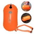 thumbnail image 3 of Portable Swim Buoy Tow Float, Highly Visible Swim Buoy for Swimmers Triathletes Training Racing - Orange, 48x29cm, 3 of 8