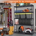 thumbnail image 2 of QinaQin Étagère de Garage Robuste, Étagères de Rangement en Métal à 5 Niveaux Réglables avec Capacité de 2500 Lb, 2 of 8