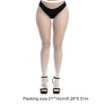 thumbnail image 5 of ziyahi 1 Paire de Collants à Bretelles à la Mode Design Troué pour la Saint-Valentin Attrayant Confortable au Toucher Collants Résille Robe Blanche, 5 of 5