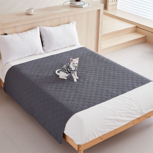 RYRDWP Matelas Antidérapant pour Animaux de Compagnie, Meubles pour Animaux de Compagnie Matelas Canapé Coussin de Protection Résistant à la Déchirure, Fuite, Fade Proof et S'Opposer au Glissement Animal Blanke