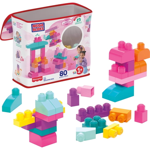 Mega Bloks Grand sac de blocs [80 pièces]