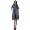 thumbnail image 2 of Moomaya Printed Loose A-Line Dress With Pockets Short Sleeve Dresses Women, 2 of 4