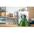 thumbnail image 2 of Ahgly Tapis Rond Lavable en Machine Intérieur Transitionnel Vert Forêt Foncé, 4 Pieds Rond, 2 of 7