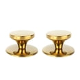 thumbnail image 1 of kurtrusly 2piece Fire Protection Lid Cap For Kitchenware Accessories Heat-resistant And Heat-resistant Easy Flat gold plating large size, 1 of 6