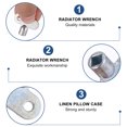 thumbnail image 5 of FRCOLOR Radiator Vent Key 6Pcs Square Socket Bleeding Keys for Practical Radiator and Plumbing Use,1.18"X0.94"X0.24", 5 of 5