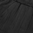 thumbnail image 4 of VEKDONE Womens Linen Long Pants Black XXL, 4 of 5