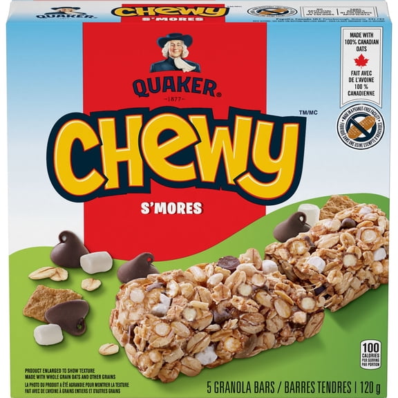 Quaker Chewy Barres tendres S’mores 5 unités
