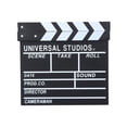thumbnail image 1 of relayinert Director Film Clapboard Action Scene Clapper Board Wooden Movie Film Clap Slate, L, Black, 1 of 7