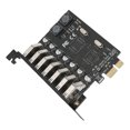 thumbnail image 3 of Carte d'Extension à 7 Ports, Matériel PCB Profession USB3.0 5Gbps Carte d'Extension pour Ordinateur, 3 of 8