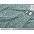 thumbnail image 3 of Soimoi Polyester Crepe Fabric Leaves & Floral Block Fabric Prints by Yard 52 Inch Wide, 3 of 3